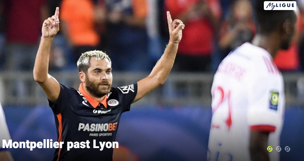 关于里昂平局蒙彼利埃，双方互不相让的信息