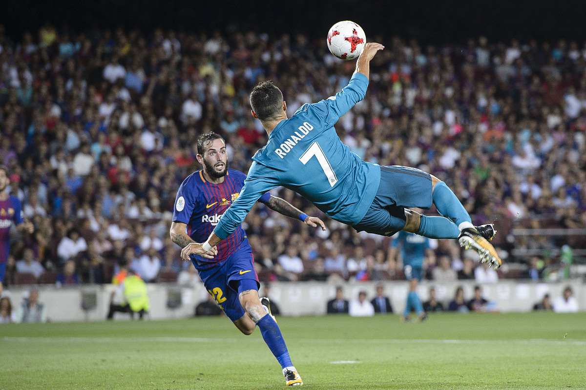 C罗在北京的比赛中破纪录