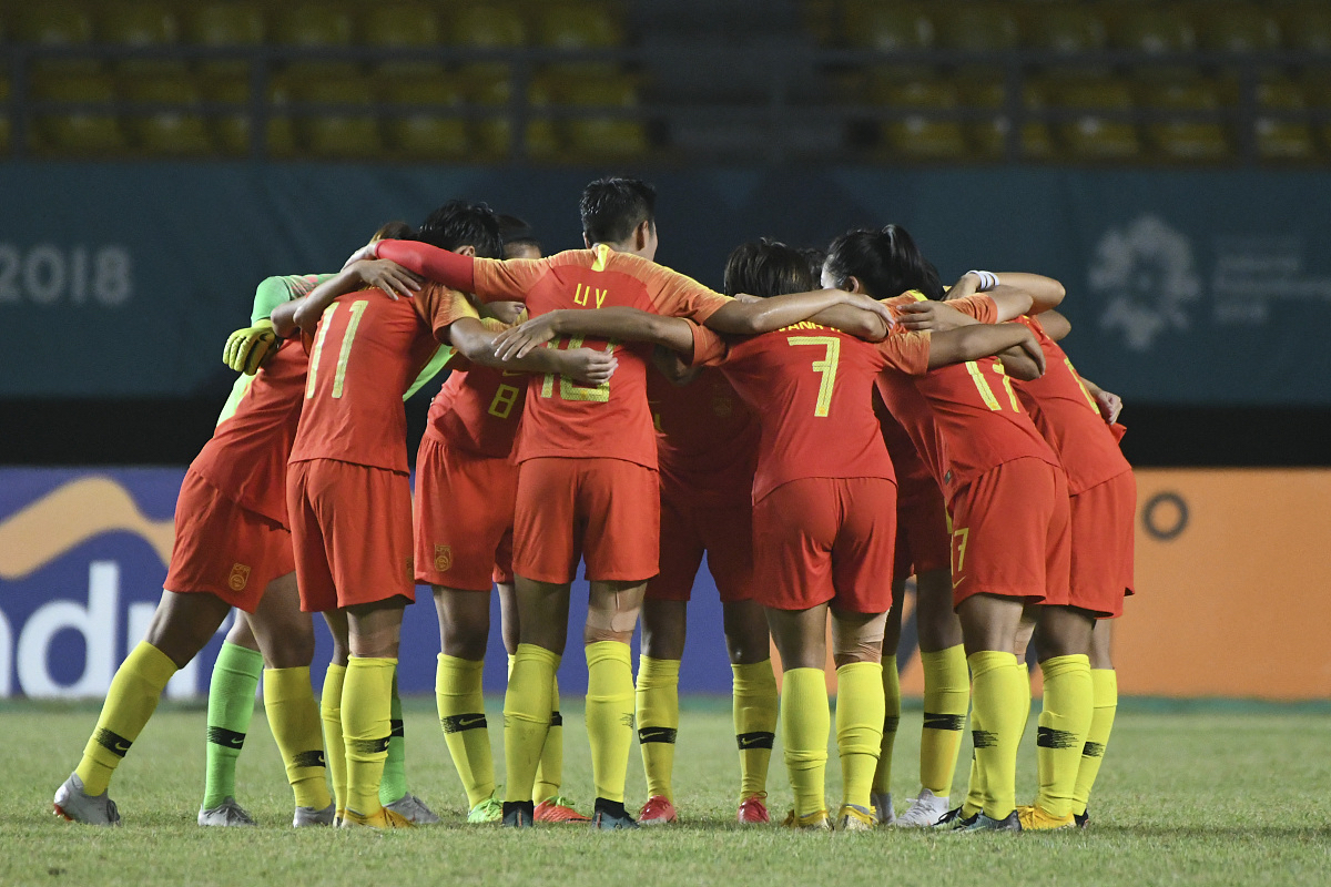 国内女子足球赛事中，中国队获得胜利